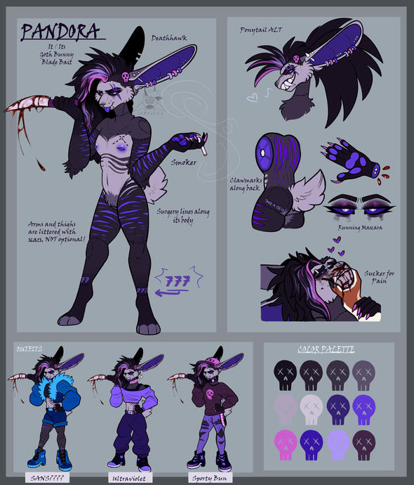 ✪ Smaller Example of a Reference Sheet (Surprise Ref for LifelessPup)